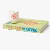 Tuscany - Candle and Book Gift Set