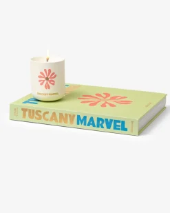 Tuscany - Candle and Book Gift Set